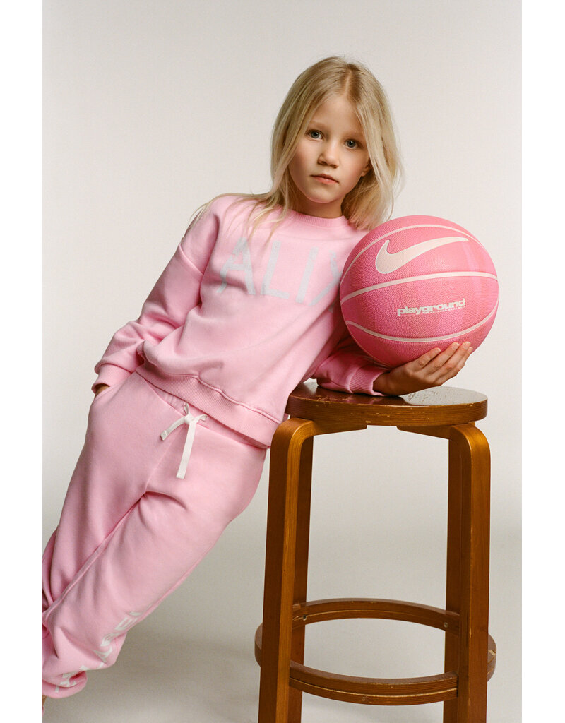 Alix the Label Kids Knitted on tour Sweater Pink