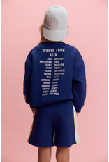 Alix the Label Kids Knitted on tour Sweater Royal Blue
