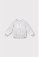 Alix the Label Kids Knitted Sporty Sweater Super Light Grey Melange