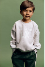 Alix the Label Kids Knitted Sporty Sweater Super Light Grey Melange