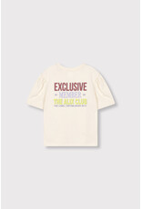 Alix the Label Kids Knitted Multi Colour Artwork T-Shirt Light Ecru