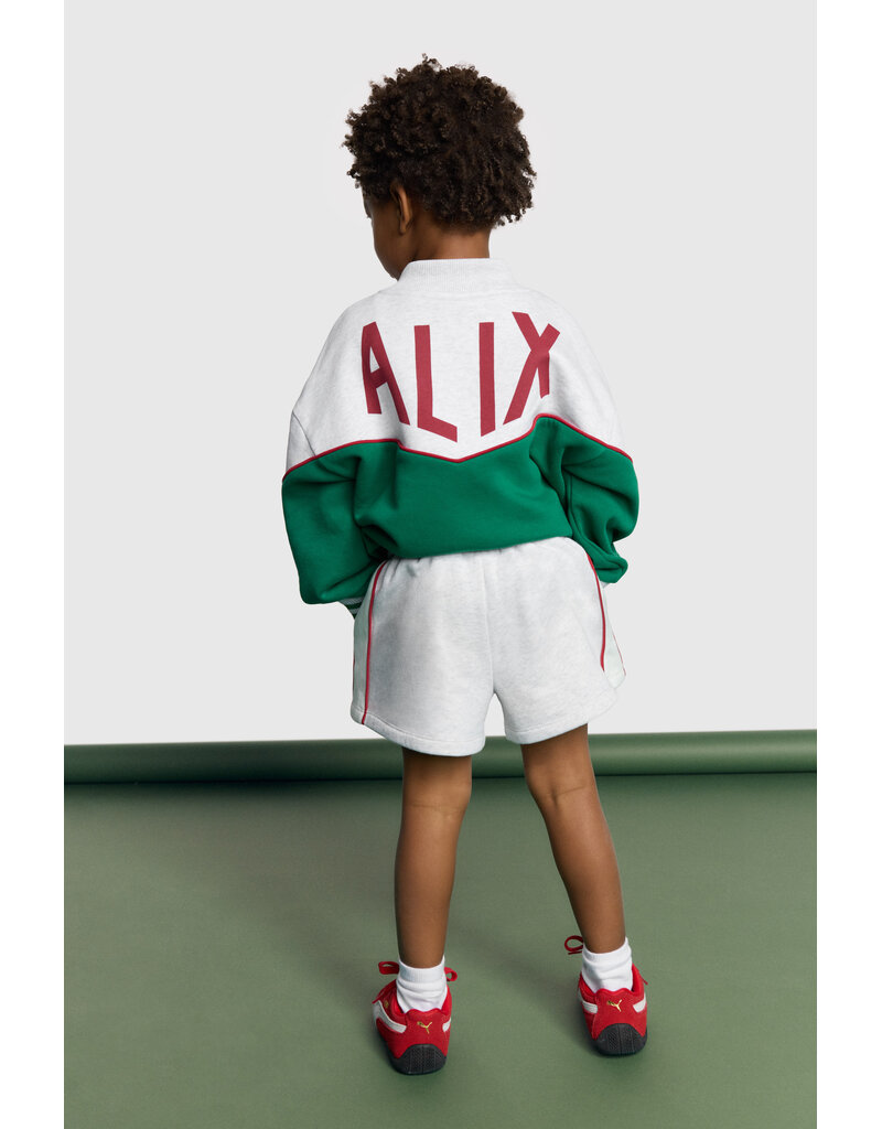 Alix the Label Kids Knitted Sport Jacket Green