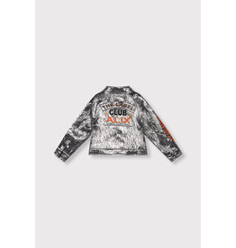 Alix the Label Kids Woven Silver Artwork Jacket