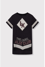 Alix the Label Kids Knitted T-Shirt Dress Charcoal Grey