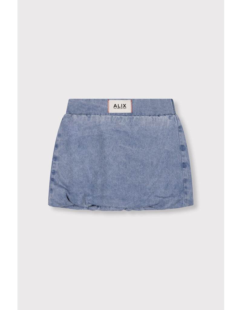 Alix the Label Kids Woven Denim Balloon Skirt