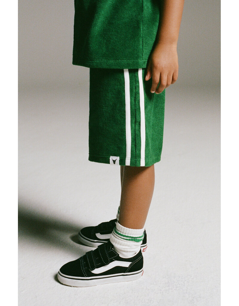 Alix the Label Kids Knitted Terry Shorts Green
