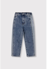 Alix the Label Kids Woven Color Block Denim Pants