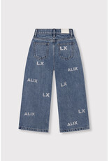 Alix the Label Kids Woven Wide Leg Denim Pants