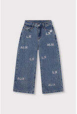 Alix the Label Kids Woven Wide Leg Denim Pants