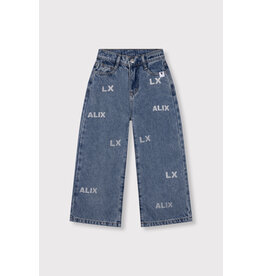 Alix the Label Kids Woven Wide Leg Denim Pants
