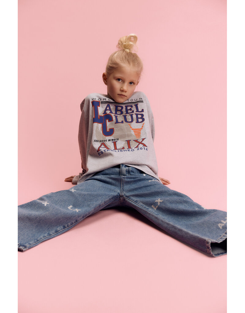 Alix the Label Kids Woven Wide Leg Denim Pants