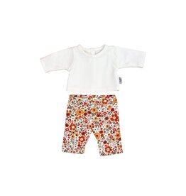Hollie Poppenkleding set Poppy Caramel Flower