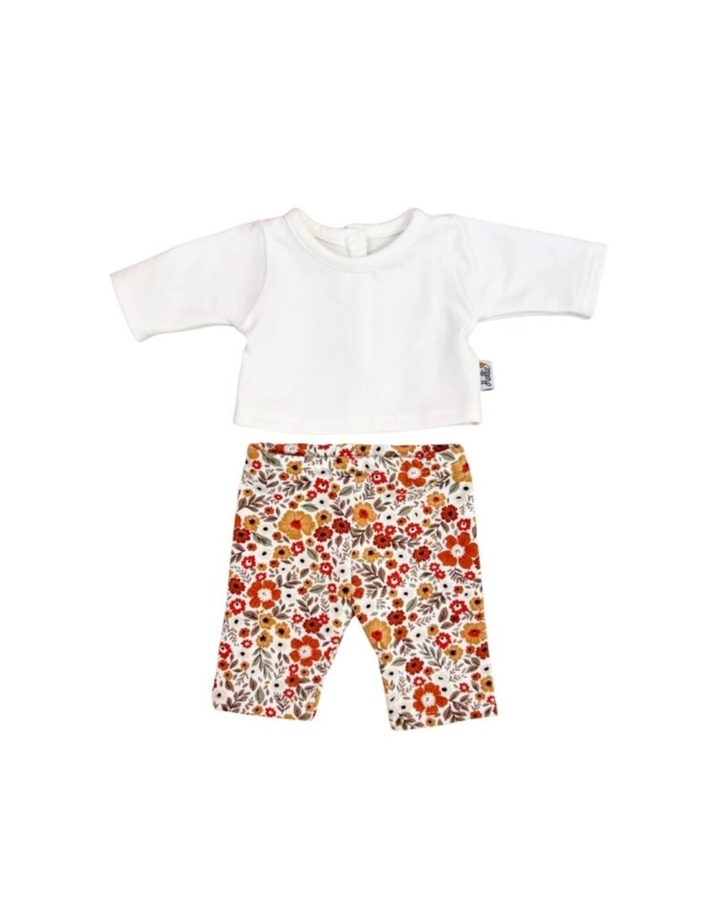 Hollie Poppenkleding set Poppy Caramel Flower