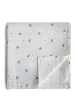 Mushie Swaddle 120x120cm Sparrow