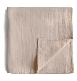 Mushie Swaddle 120x120cm Pale Taupe