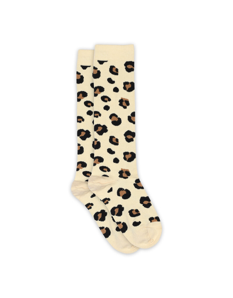 mp Denmark Leopard knee socks Shortbread 2274