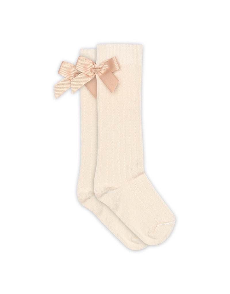 mp Denmark Liva knee socks - bow Dew 1247