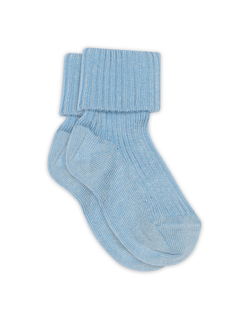 mp Denmark Cotton rib baby socks Blue Bell 533