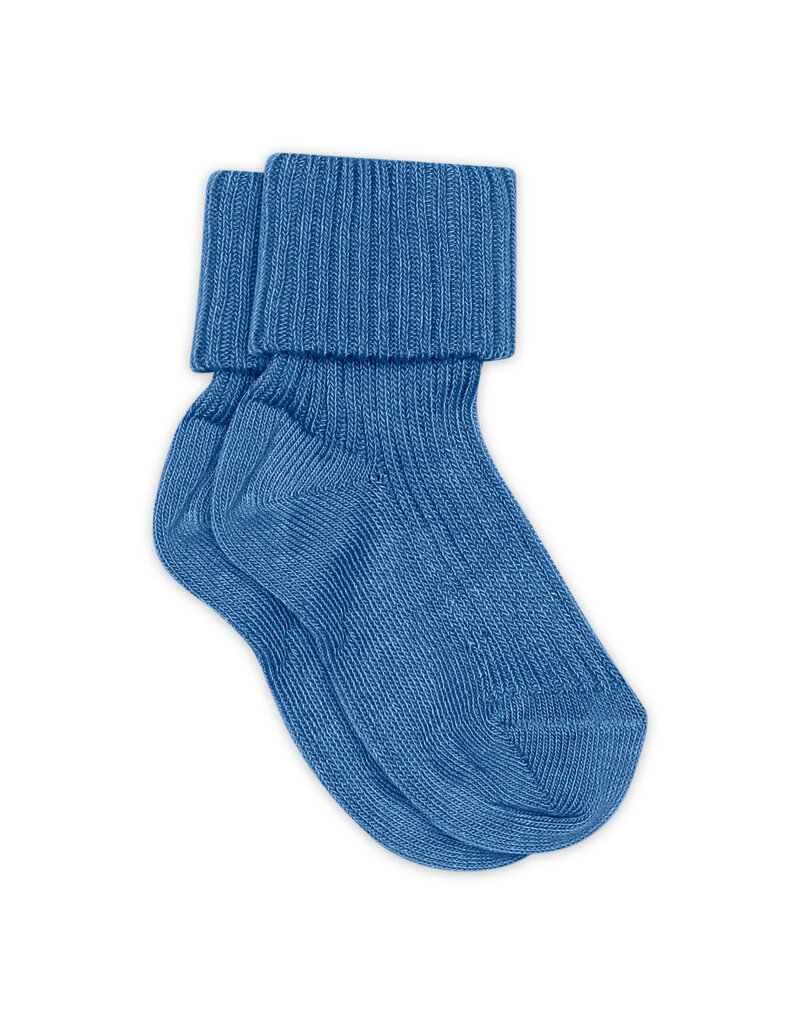 mp Denmark Cotton rib baby socks Provincial blue 2126