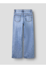 name it Rose Wide Asym Closure Jeans Medium Blue Denim