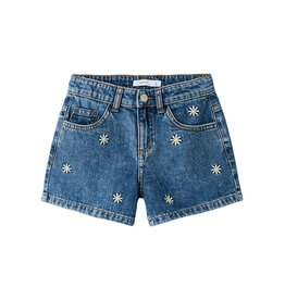 name it Bella Denim Shorts Medium Blue Daisy