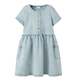 Lil' Atelier Frances Dress Light Blue Denim