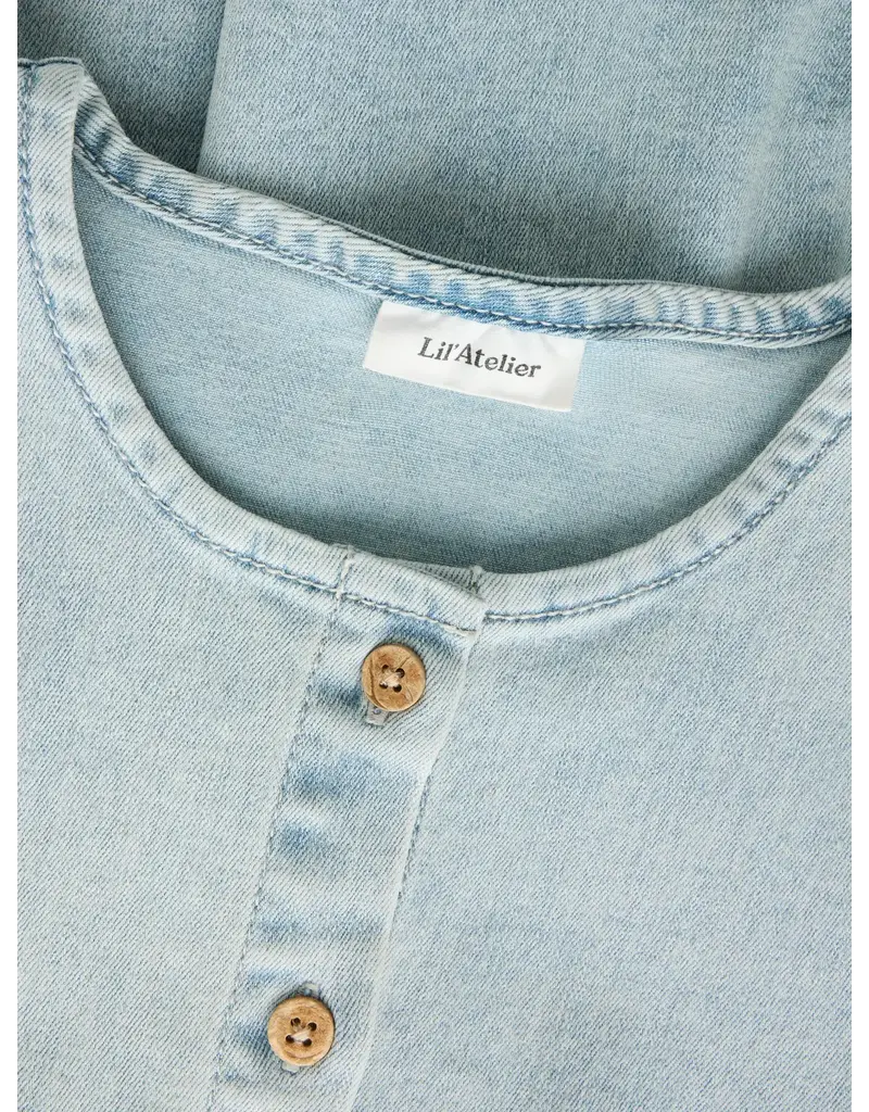 Lil' Atelier Frances Dress Light Blue Denim