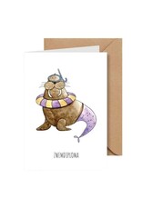 Juulz Illustrations & Design Kaart zwemdiploma