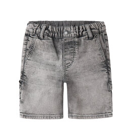name it Ben Loose Denim Bermuda Medium Grey