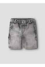 name it Ben Loose Denim Bermuda Medium Grey