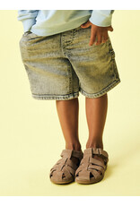 name it Ben Loose Denim Bermuda Medium Grey