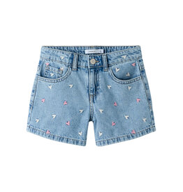 name it Bella Denim shorts Multi Heart