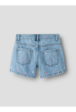 name it Bella Denim Shorts Multi Heart Mini