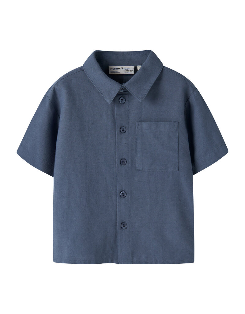 name it Faher T-Shirt Vintage Indigo