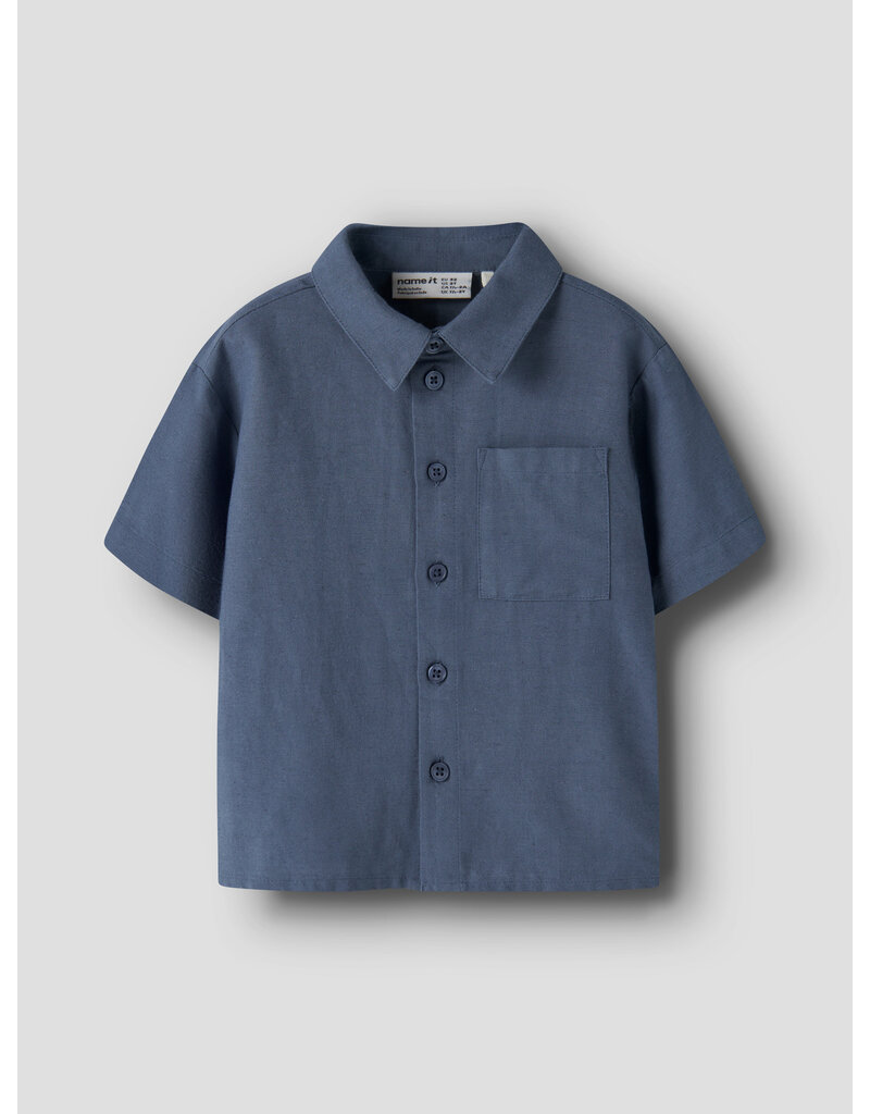 name it Faher T-Shirt Vintage Indigo