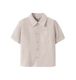 name it Faher T-Shirt Peyote Melange