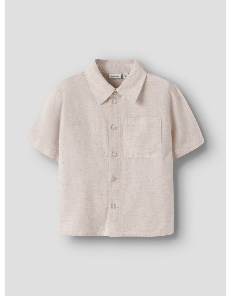 name it Faher T-Shirt Peyote Melange