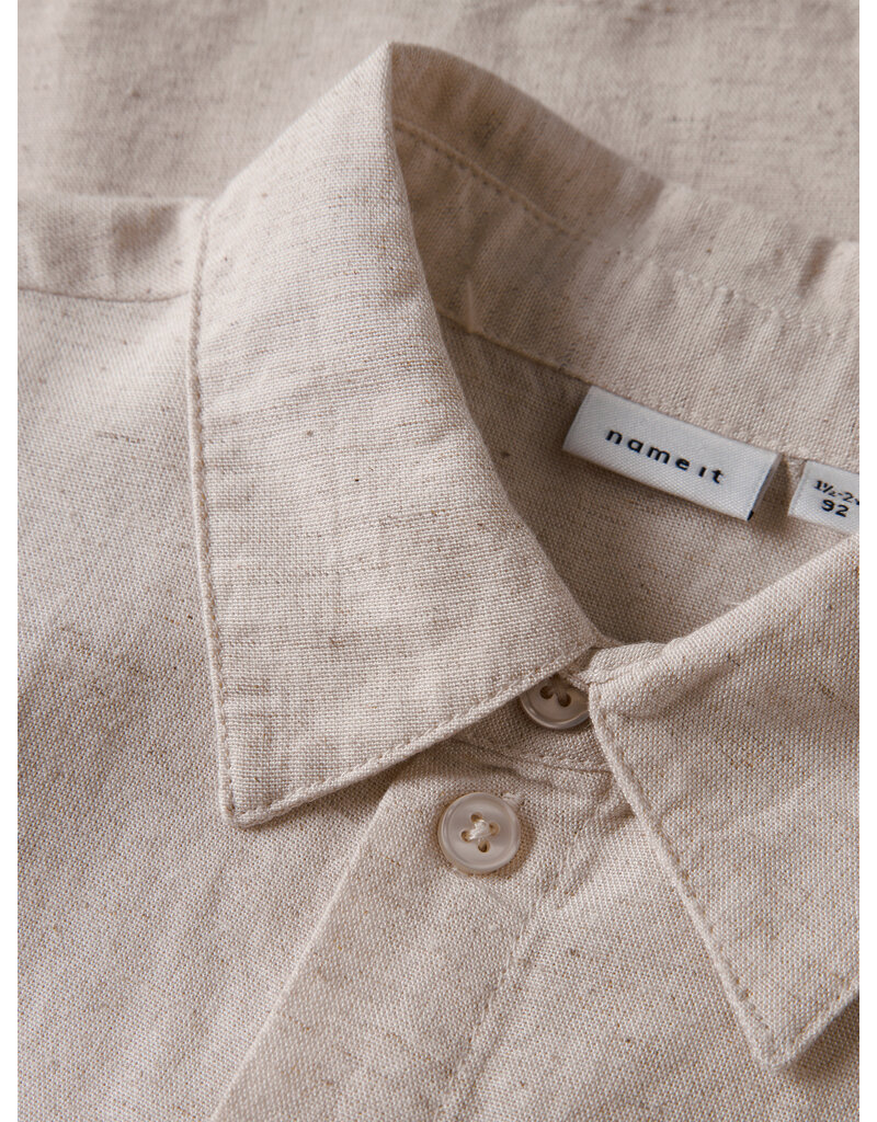 name it Faher T-Shirt Peyote Melange