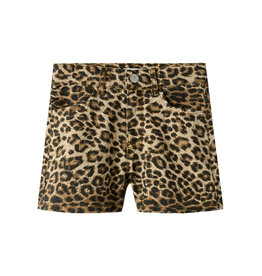 name it Rose Shorts Silver Mink Leopard