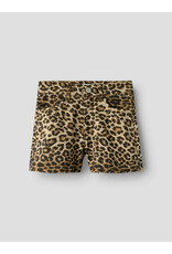 name it Rose Shorts Silver Mink Leopard
