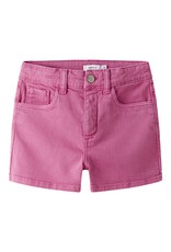 name it Rose Mom Twill Shorts Strawberry Moon