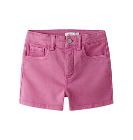 name it Rose Mom Twill Shorts Strawberry Moon