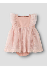 Lil' Atelier Feya Tulle Body Dress Peach Whip