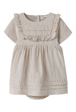 Lil' Atelier Feronia Loose Body Dress Pumice Stone