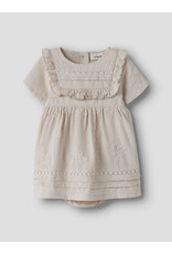 Lil' Atelier Feronia Loose Body Dress Pumice Stone