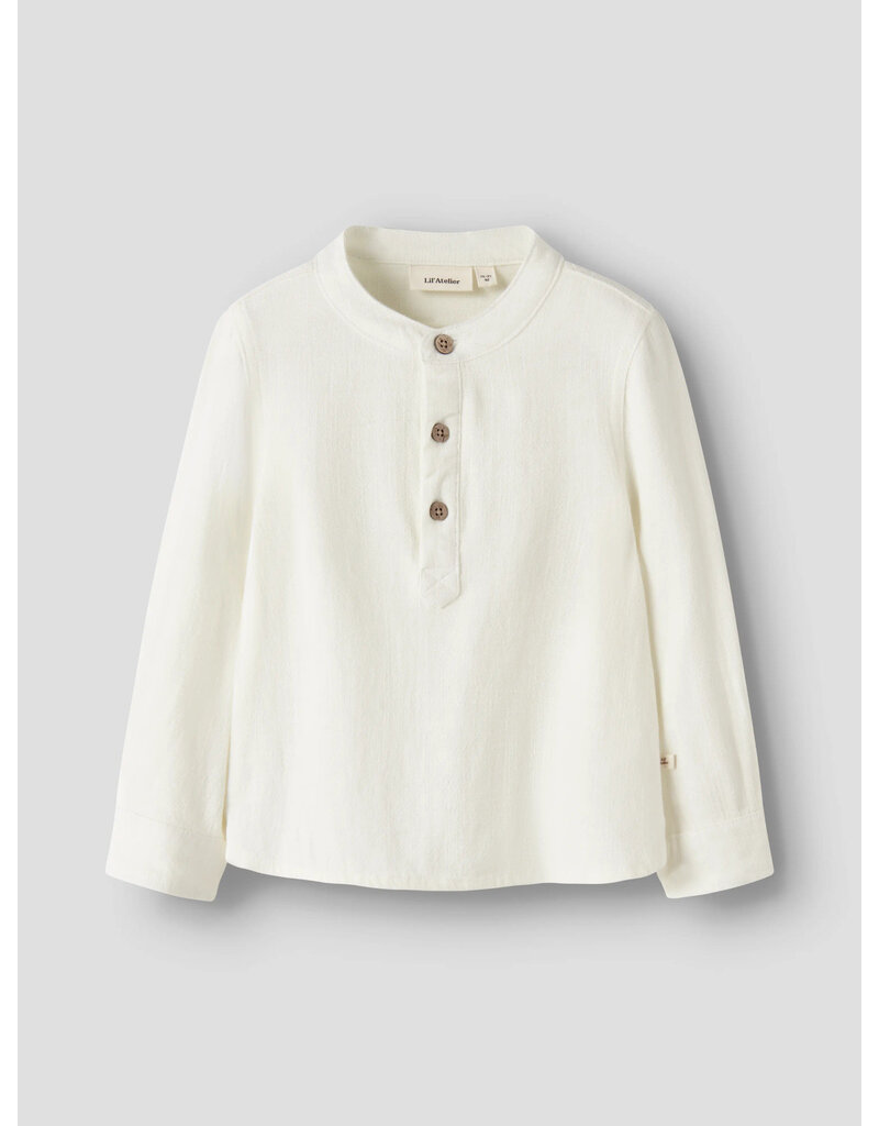 Lil' Atelier Freddie Loose Shirt Coconut Milk