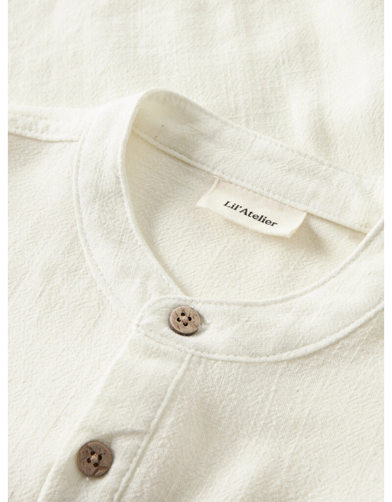 Lil' Atelier Freddie Loose Shirt Coconut Milk