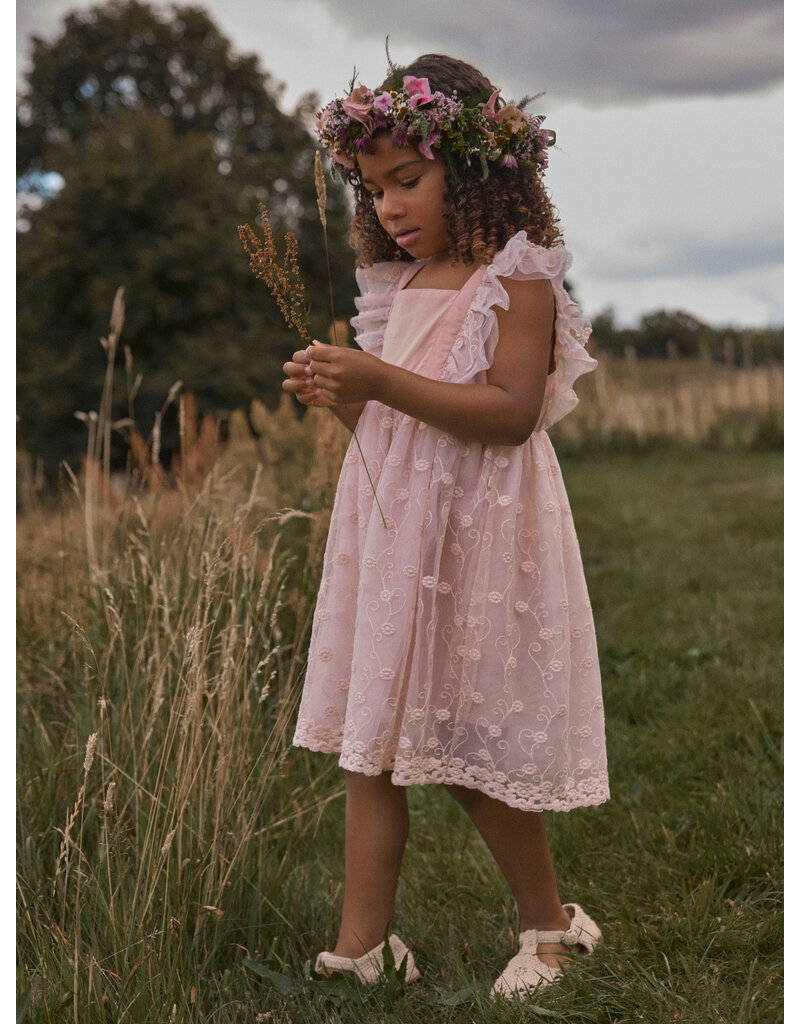 Lil' Atelier Feya Tulle Dress Kids Peach Whip