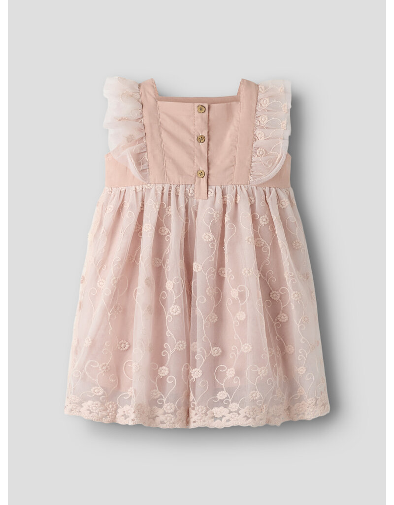 Lil' Atelier Feya Tulle Dress Kids Peach Whip