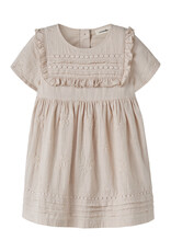 Lil' Atelier Feronia Loose Dress Kids Pumice Stone